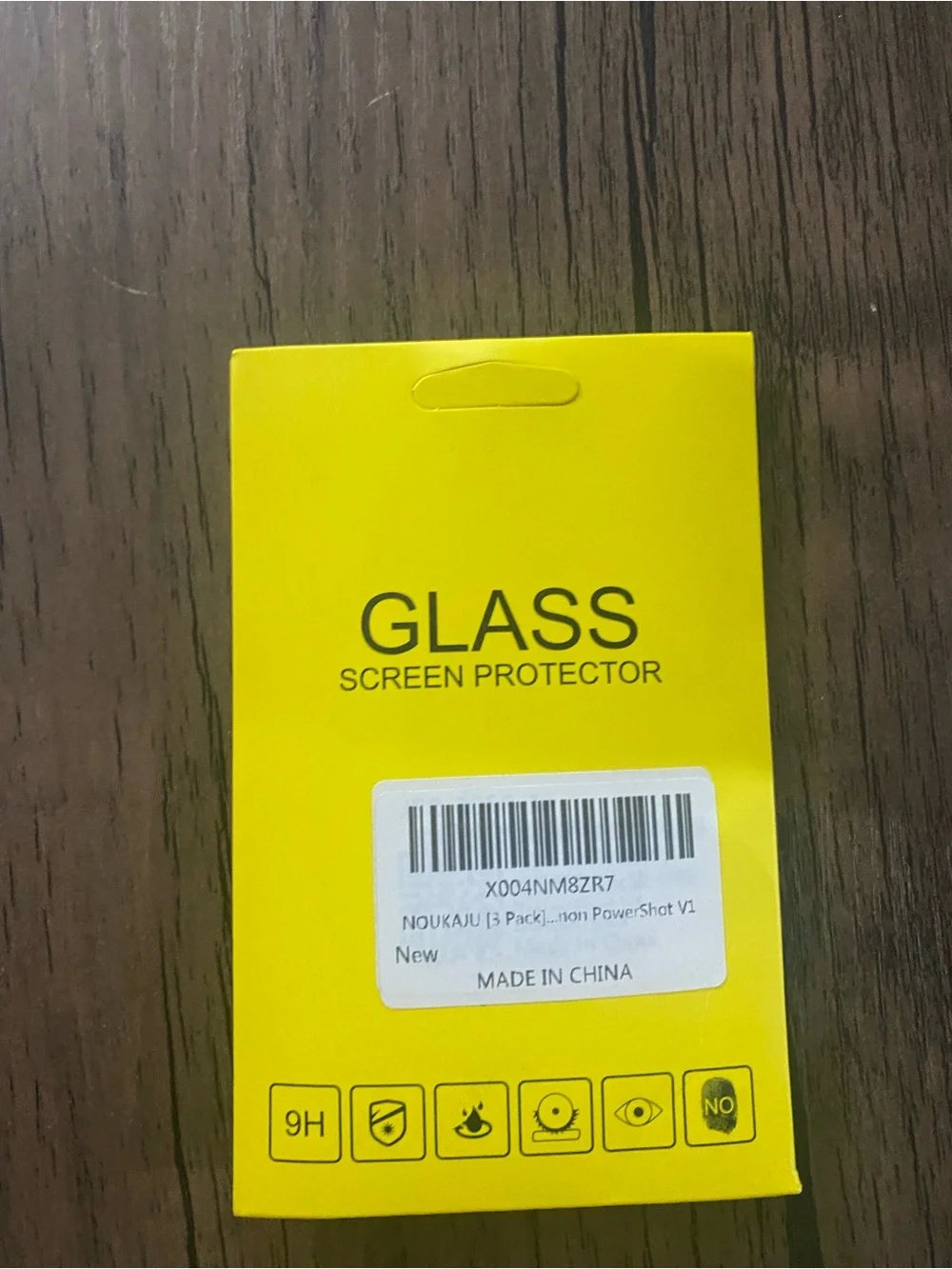 Tempered Glass LCD Screen Protector for Canon PowerShot V1 – Black
